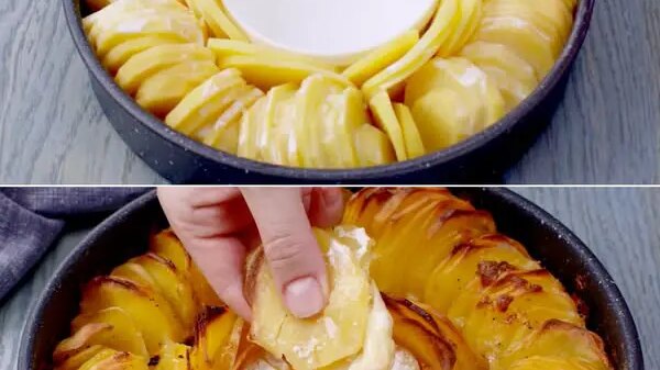 Exquisite Potato Sunflower Bake Recipe