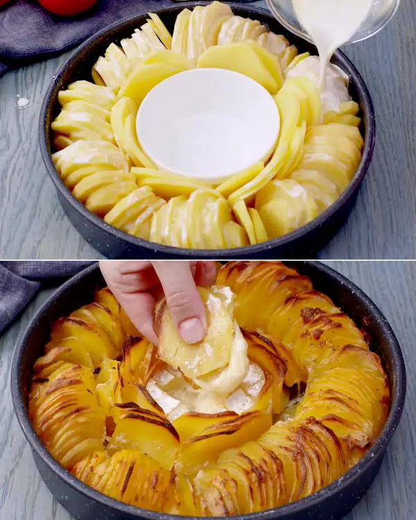 Exquisite Potato Sunflower Bake Recipe